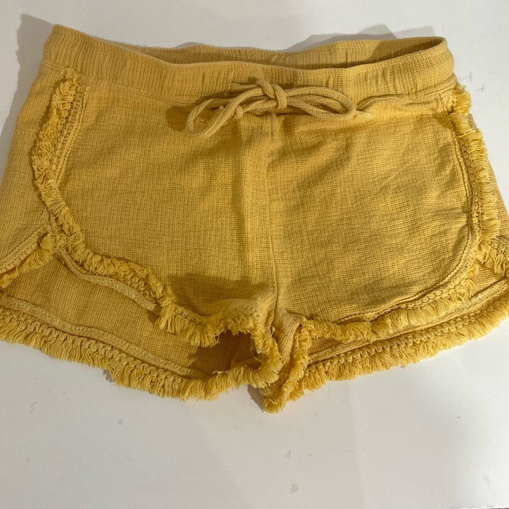 Yellow Banjara shorts